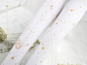 Fly in the Starry Sky Printed Tights