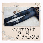 Mignight Cirous Diamond Lattice Thigh Stocking