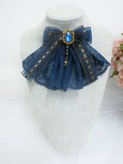 Handamde Gothic Lolita Gorgeous Rose KC / Wristcuffs / Bow Tie