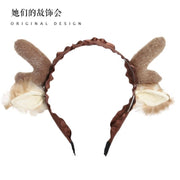 Handmade Antlers Plush Lolita Hairband / KC