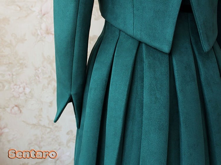 Warm Tea High Waist Velvet SK