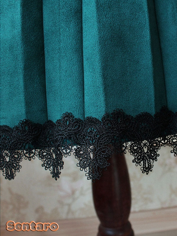 Warm Tea High Waist Velvet SK
