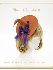 Witch's House Halloween Witch Sharp-horned Henning Hat