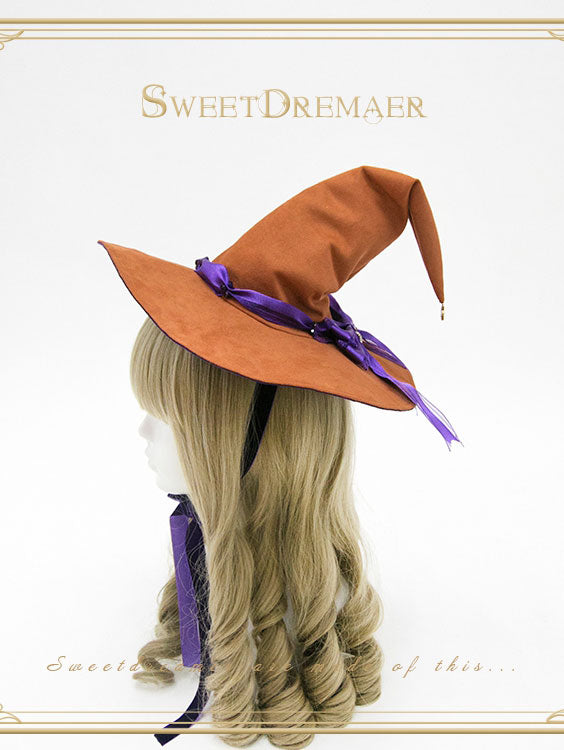 Witch's House Halloween Witch Sharp-horned Henning Hat