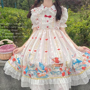 White Sugar Girl{Spot Goods}~Factory Original DesignLolitaDress Alice Afternoon Tea SlingjskDress