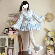 Korean Mushroom Cool{Exclusive}~Original Design Nougat Pastry PuddingLolitaDress Cute Japanese Style Maid Dress Summer