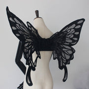 Black / White / Pink Butterfly Wings with Train