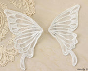 Miss Fulla Milk White Lace Butterfly Necklace/Hairclip/Hairband/KC/Train/Gloves