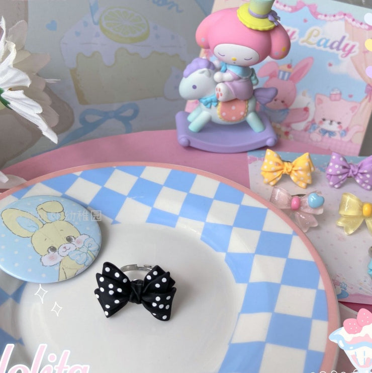 Sweet Bow-shaped Lolita Ring