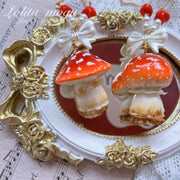 6 Options Handmade Sweet Mushroom Necklace