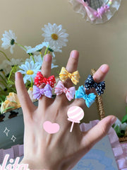 Sweet Bow-shaped Lolita Ring