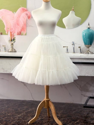 58cm Cotton Lined Daily A-line Petticoat