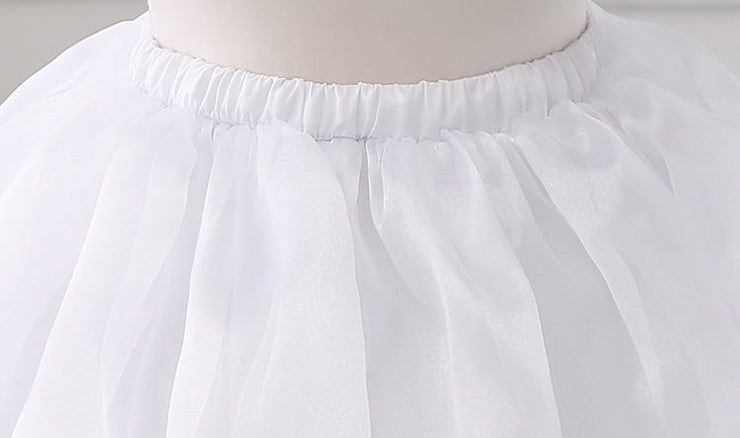 Tiered Organza Fish-bone Adjustable Length Petticoat