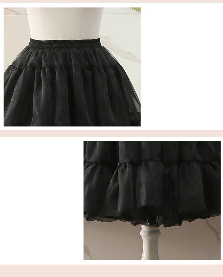 58cm Cotton Lined Daily A-line Petticoat