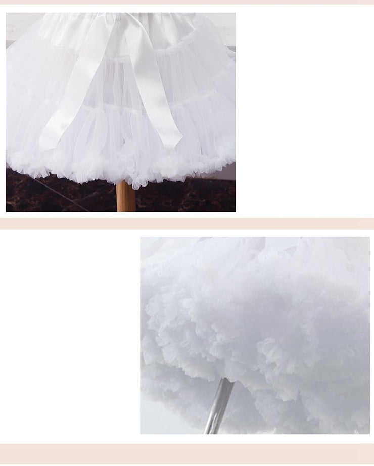 45cm White Clouds Hemline Petticoat