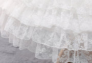 Gorgeous Bowknot Lace Removable Fishbone Hime Princess Petticoat