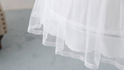 45cm Lace Trimmed Adjustable Diameter Fish-bone Petticoat