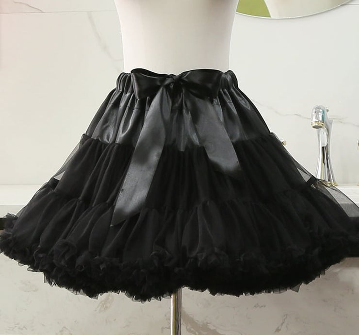 45cm Ruffles Clouds Hemline Bowknot Petticoat