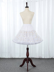 Shining Stars Marshmallow Clouds Hemline White Tulle Super Puffy Petticoat