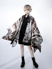 Night Command Cross Print Outerwear