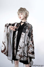 Night Command Cross Print Outerwear