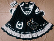 Bandage Doll Bunny Ears Sailor Collar Gothic One Piece Halloween Dress