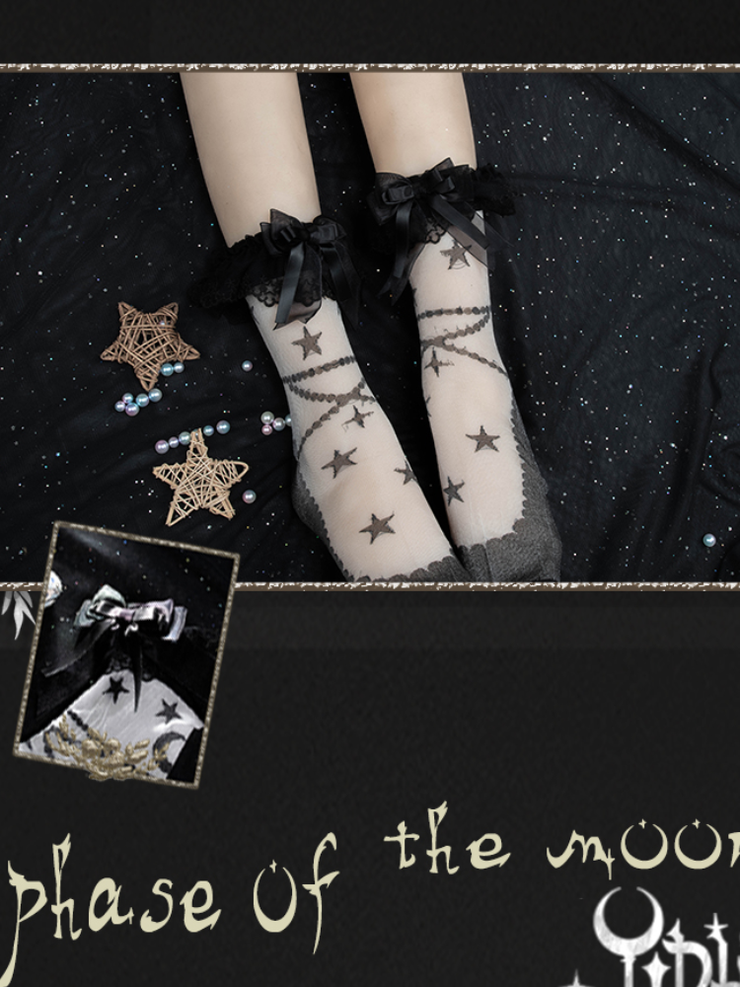 Phase of the Moon Socks