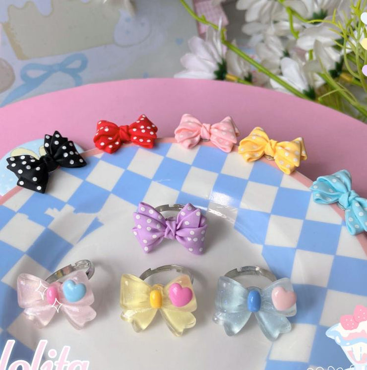 Sweet Bow-shaped Lolita Ring