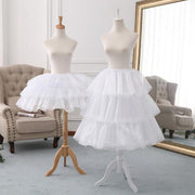 Tiered Organza Fish-bone Adjustable Length Petticoat