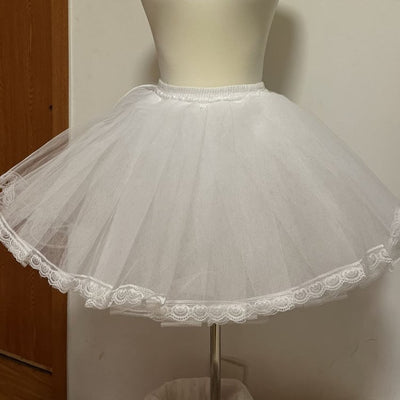 35CM White Tulle Puffy Petticoat