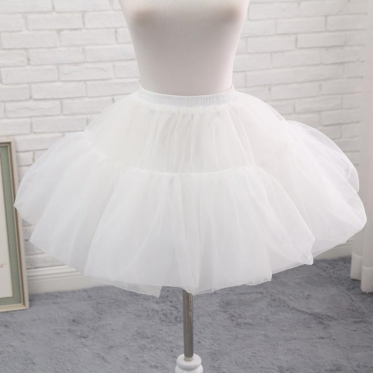 40cm Soft and Comfortable Casual Lolita Petticoat Puffy Tutu Skirt