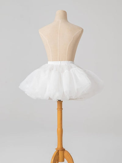 35cm White Puffy Lined Petticoat