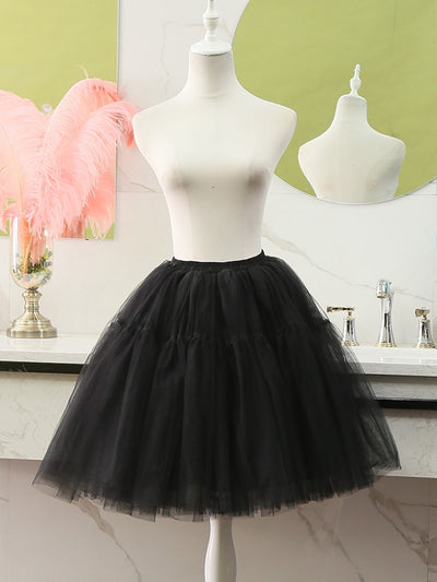55cm Four Layers Tulle A-line Petticoat