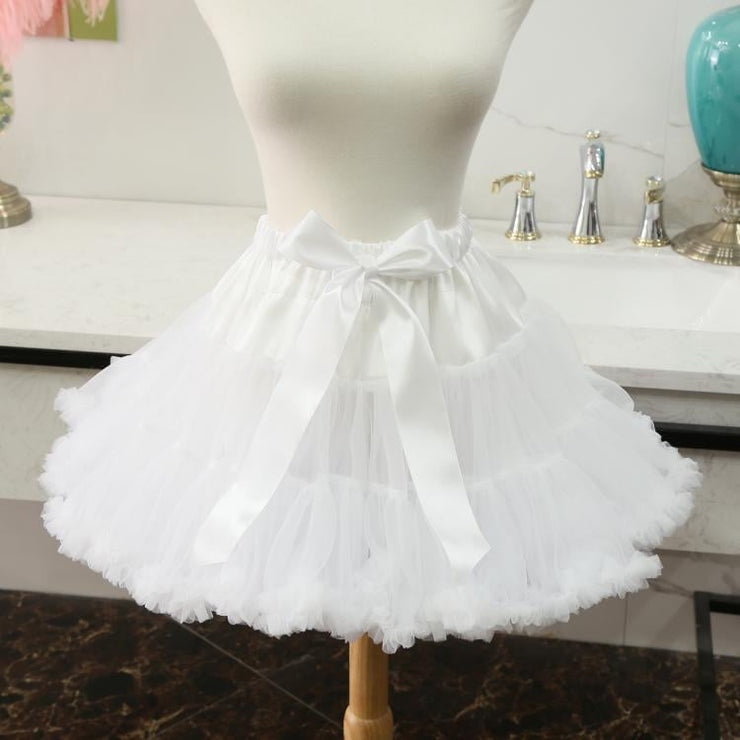 45cm Ruffles Clouds Hemline Bowknot Petticoat