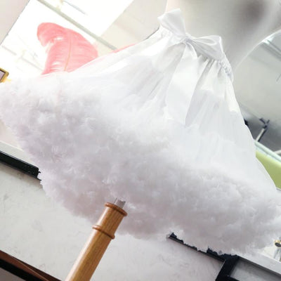 45cm White Clouds Hemline Petticoat