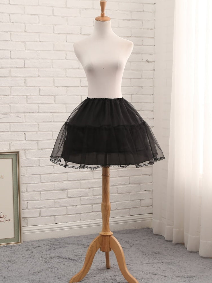 45cm Lace Trimmed Adjustable Diameter Fish-bone Petticoat