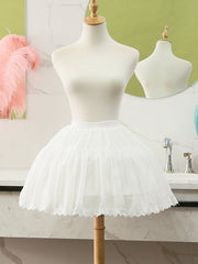 47cm Chiffon Lace Adjustable Birdcage Fish-bone Petticoat