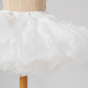 35cm White Super Puffy Lined Petticoat Layered Tutu Skirt