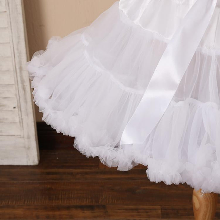 45cm White Clouds Hemline Petticoat