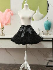 45cm Ruffles Clouds Hemline Bowknot Petticoat