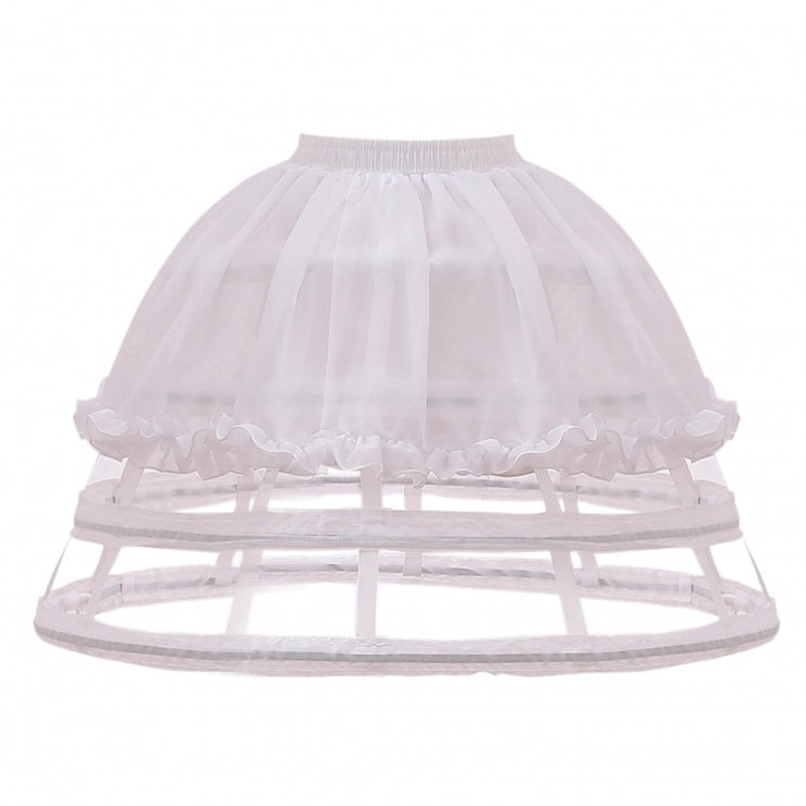 45cm 4 Layers Birdcage Fish-bone Petticoat