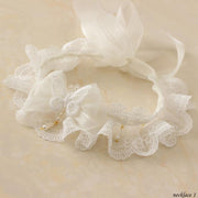 Miss Fulla Milk White Lace Butterfly Necklace/Hairclip/Hairband/KC/Train/Gloves